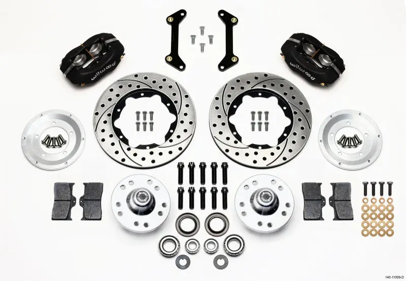 Wilwood Forged Dynalite Front Kit 11.00In Drilled 79-87 Gm G Body - 140-11009-D 1