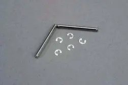 Suspension Pins, 2.5X31.5Mm (King Pins) W/ E-Clips (2) (Strengthens Caster Blocks) 1