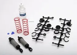 Ultra Shocks (Grey) (Long) (Complete W/ Spring Pre-Load Spacers & Springs) (2) 1