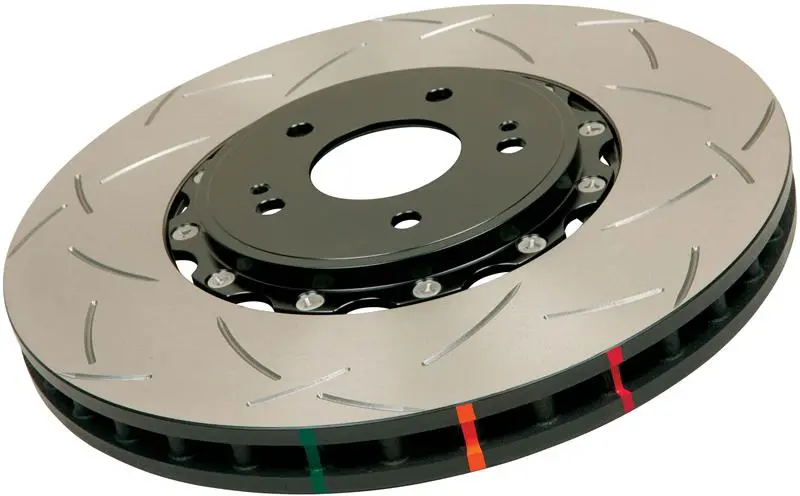 Dba 13-14 Ford Mustang Shelby Gt500 8 Cyl Front 5000 Series Slotted Rotor W/Black Hat 1