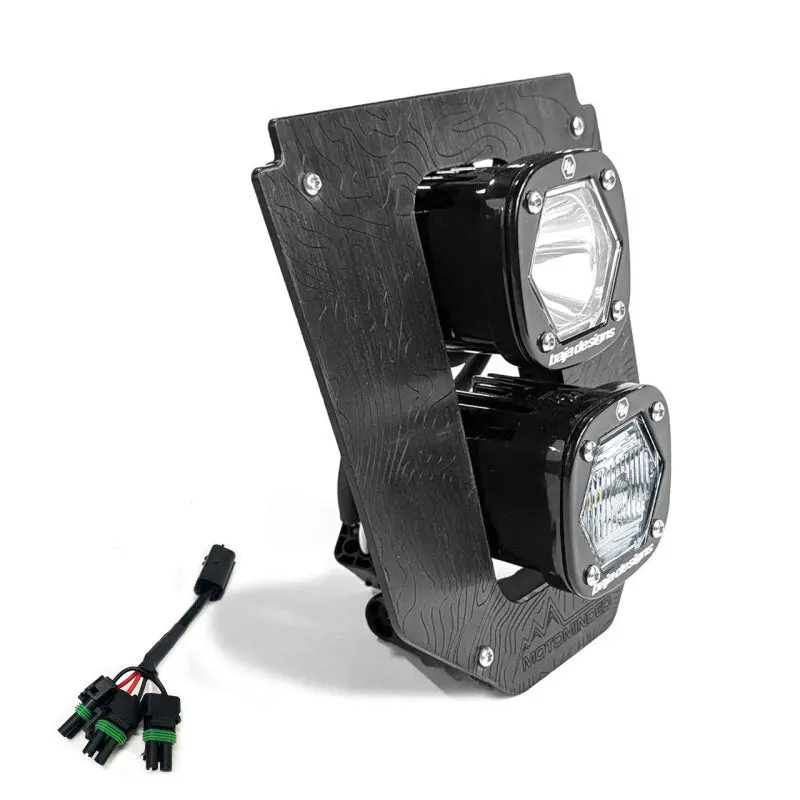 Baja Designs 24-25 Husqvarna Fe-S Dual S1 Gemini (D/C) Led Headlight Kit W/ Hi-Low Harness - Clear 1