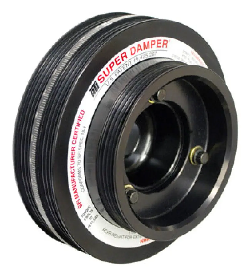 Ati Damper - 7.074In - Alum - Nissan L24 26 28 - W/Integral V-Belt Pulley - 3 Ring 1