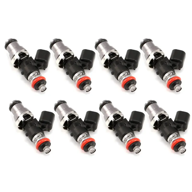 Injector Dynamics 1340Cc Injectors-48Mm Length - 14Mm Grey Top - 15Mm (Orange) Low O-Ring (Set Of 8) - 1300.48.14.15.8 1