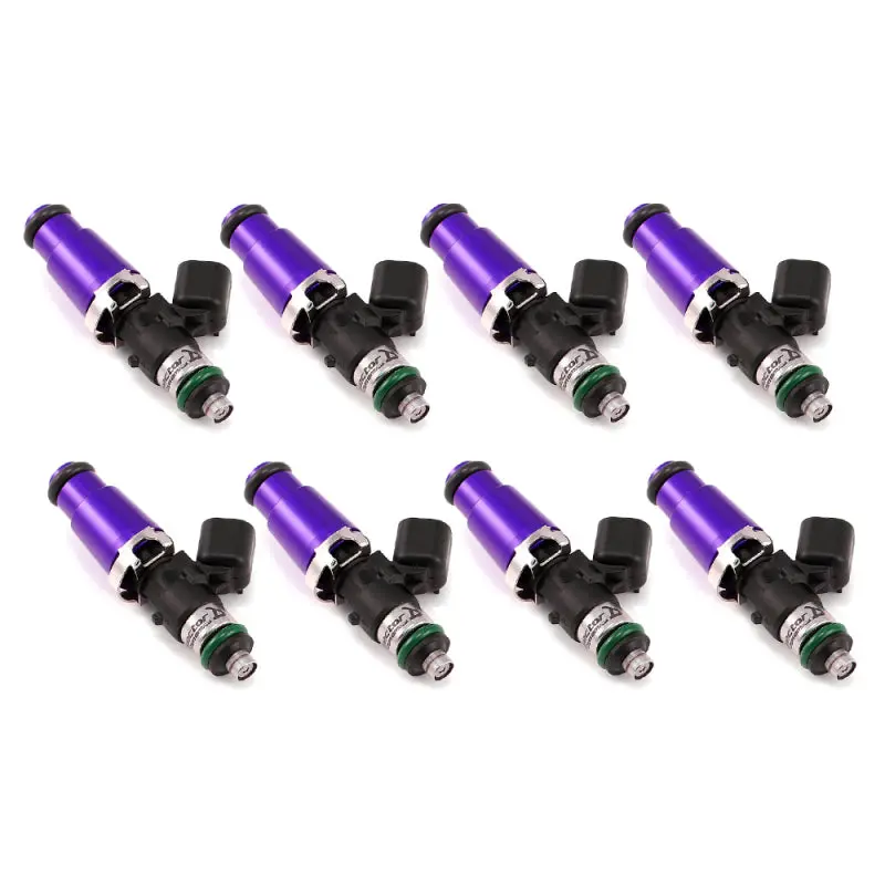 Injector Dynamics 1700Cc Injectors - 60Mm Length - 14Mm Purple Top - 14Mm Lower O-Ring (Set Of 8) - 1700.60.14.14.8 1