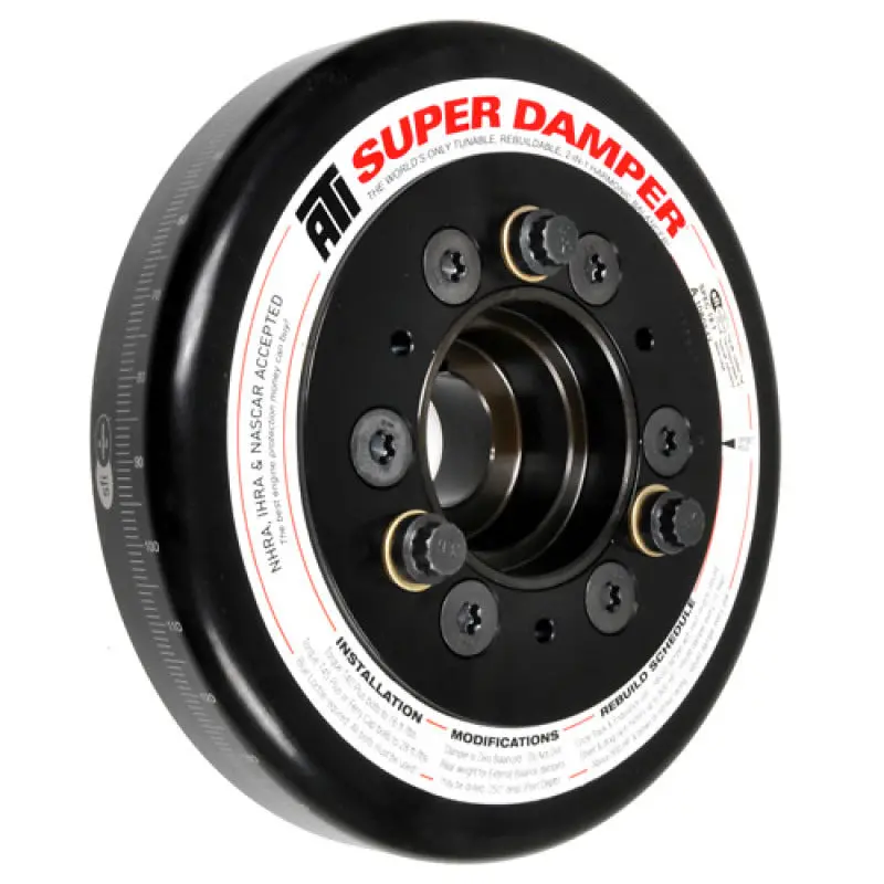 Ati Damper - 7.074In - Alum Lw - Honda H22 - Race - No Belt Drives 1