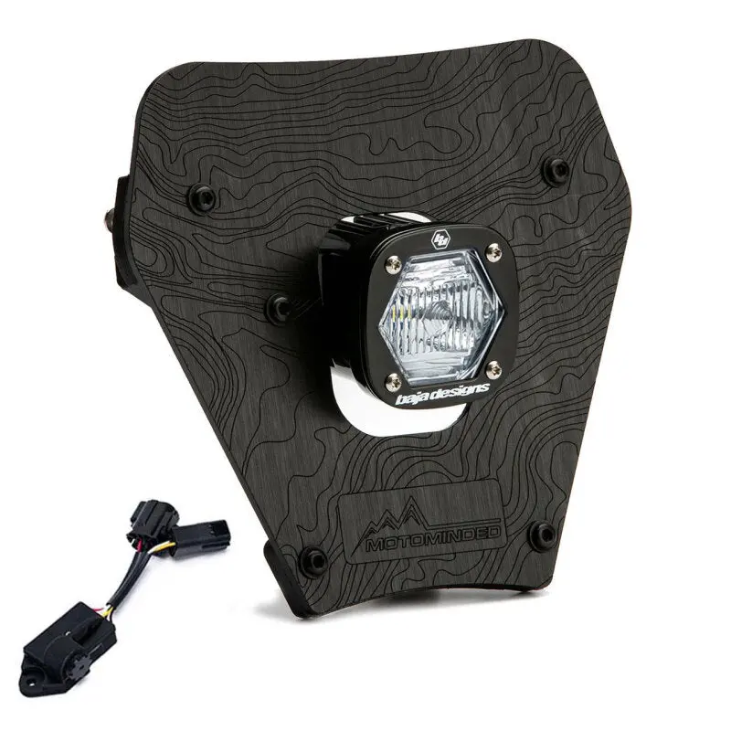 Baja Designs 24-25 Ktm Exc-F/Xcf-W/Xc-W S1 (D/C) Led Headlight Kit W/ Dimmer - Clear 1