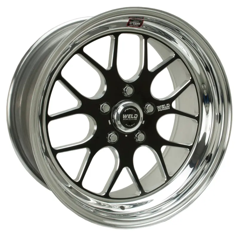 Weld S77 18X8 / 5X4.75 Bp / 4.2In. Bs Black Wheel (Low Pad) - Non-Beadlock - 77Lb8080b42a 1