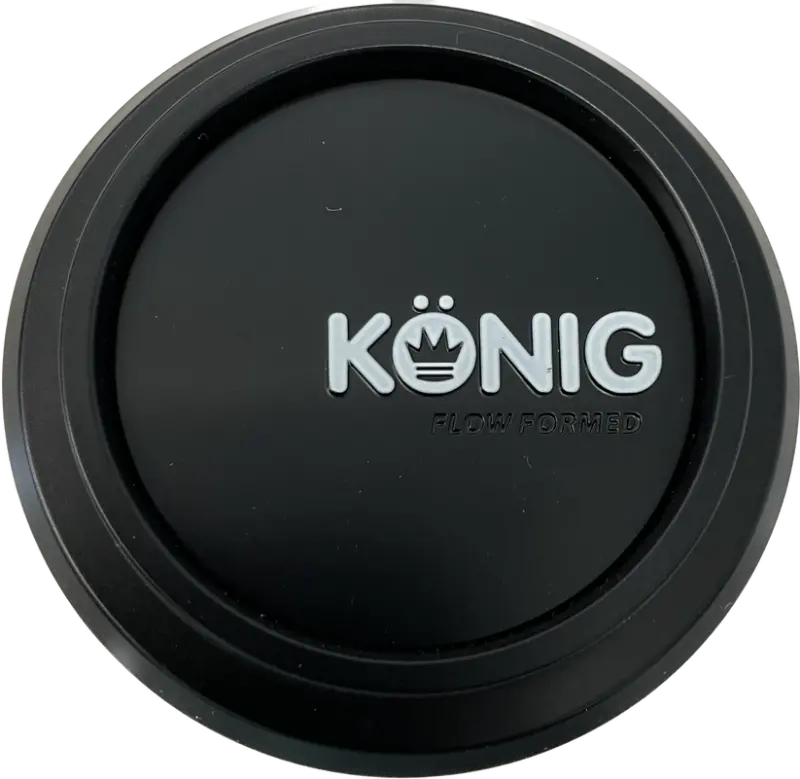 Konig Flow Formed Pop-In Center Cap - Heliogram/Neoform Black 1