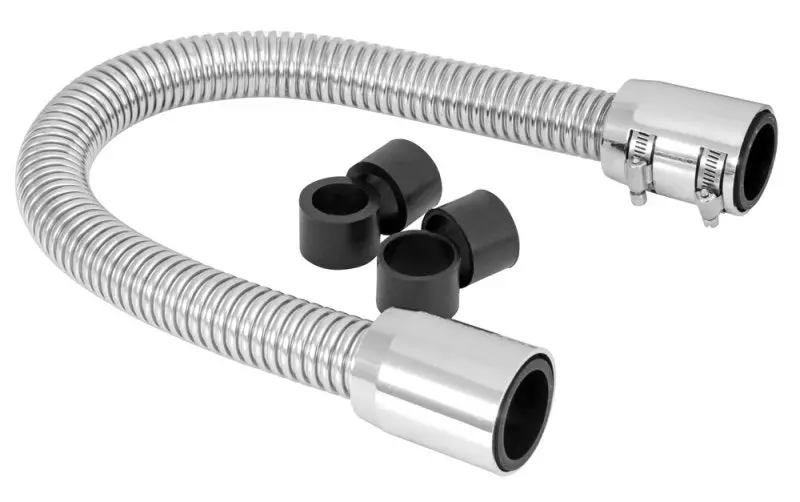 Spectre Magna Kool Radiator Hose Kit 30In W/Chrome End Covers 1