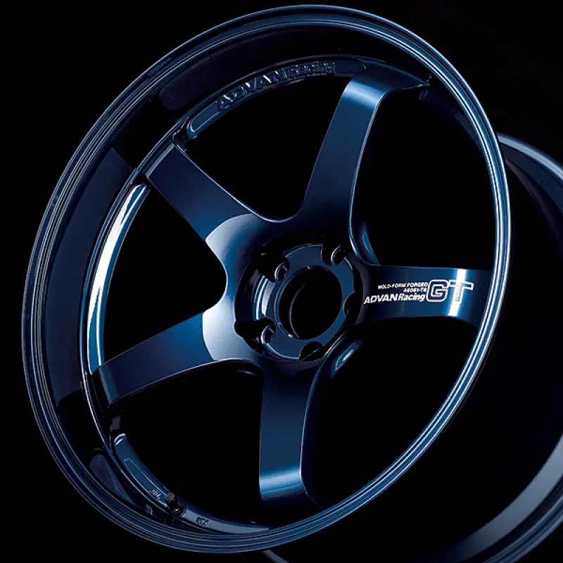 Advan Gt Premium Version 21X12.0 / +45 Et / 5-120 / 70.1Mm Bore / Racing Titanium Blue & Ring 1