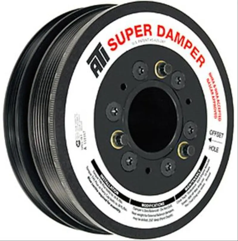 Ati Damper - 5.67In - Alum - 6/4 Grv - 25 Percent Ud - Ls1/Ls2 - F & V Body - 10 Per Ud A/C - 1Pc 1