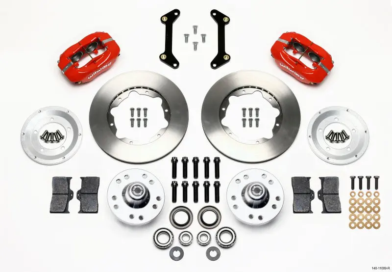Wilwood Forged Dynalite Front Kit 11.00In Red 79-87 Gm G Body - 140-11009-R 1