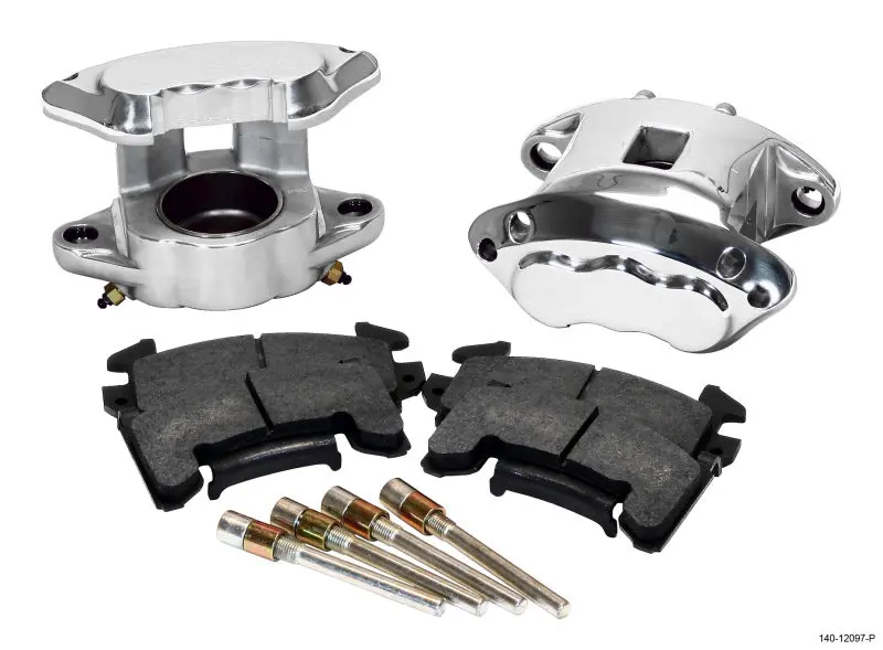 Wilwood D154 Front Caliper Kit -Polished 2.50In Piston 1.04In Rotor - 140-12097-P 1