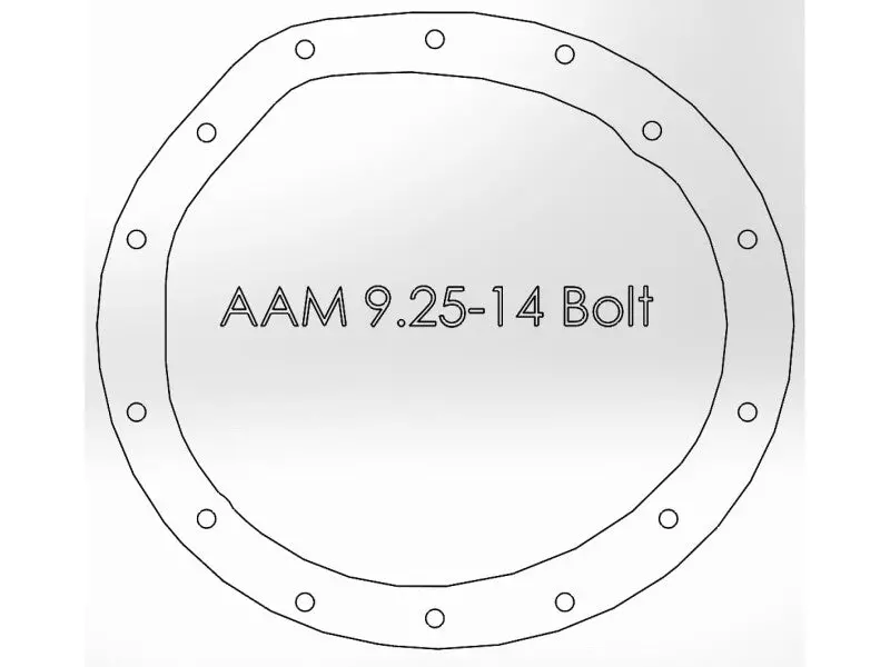 Afe Power Front/Rear Diff Cover Kit W/ Oil 03-13 Dodge L6 Trucks (Aam 9.25-14 & Aam 11.5-14) 2