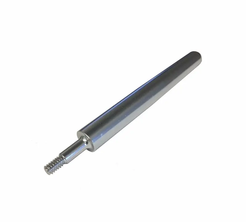 Torque Solution Shorty Billet Radio Antenna (Silver): Ford F150 250 350 450 550 1997-2008 1