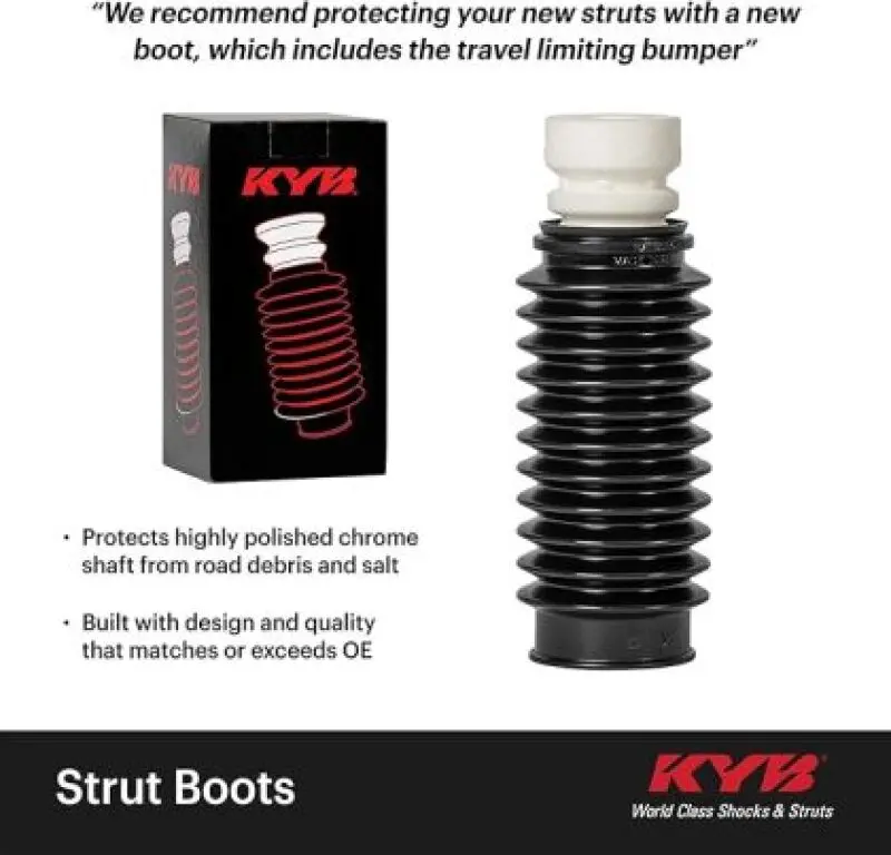 Kyb 15-20 Acura Tlx / 13-17 Honda Accord Strut Boot - Rear 1