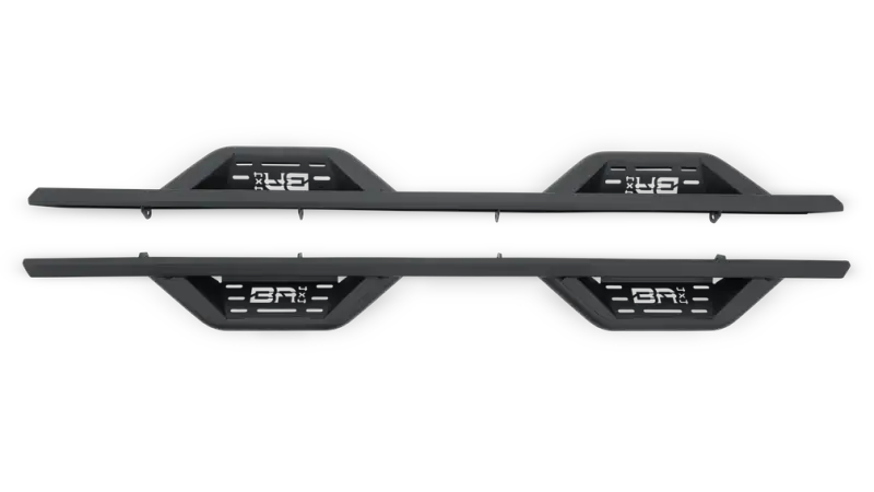 Body Armor 4X4 07-19 Chevrolet Silverado 2500/3500 Crew Cab Ambush Side Steps - Black 1