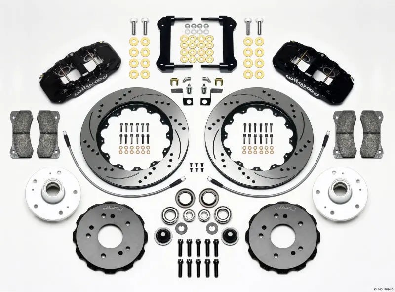 Wilwood Aero6 Front Truck Kit 14.25In Drilled 97-03 Ford F150 - 140-12824-D 1