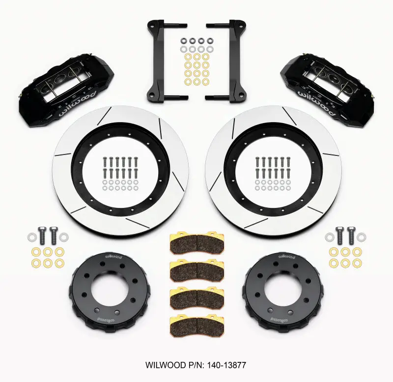 Wilwood Tx6r Front Kit 16.00In Black 1999-2010 Gm H2 Truck/Suv 2500 - 140-13877 1