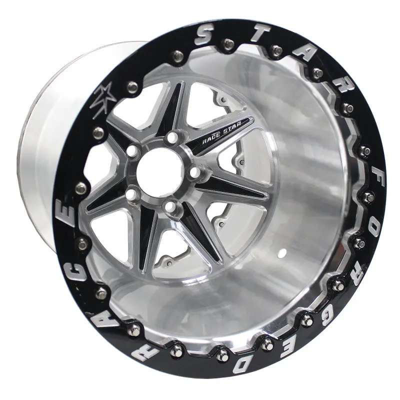 Race Star 72 Valstar 15X14 / 5X4.75Bc / 4.5Bs / 3.072In Cb / Machined W/Black Accents Wheel 1