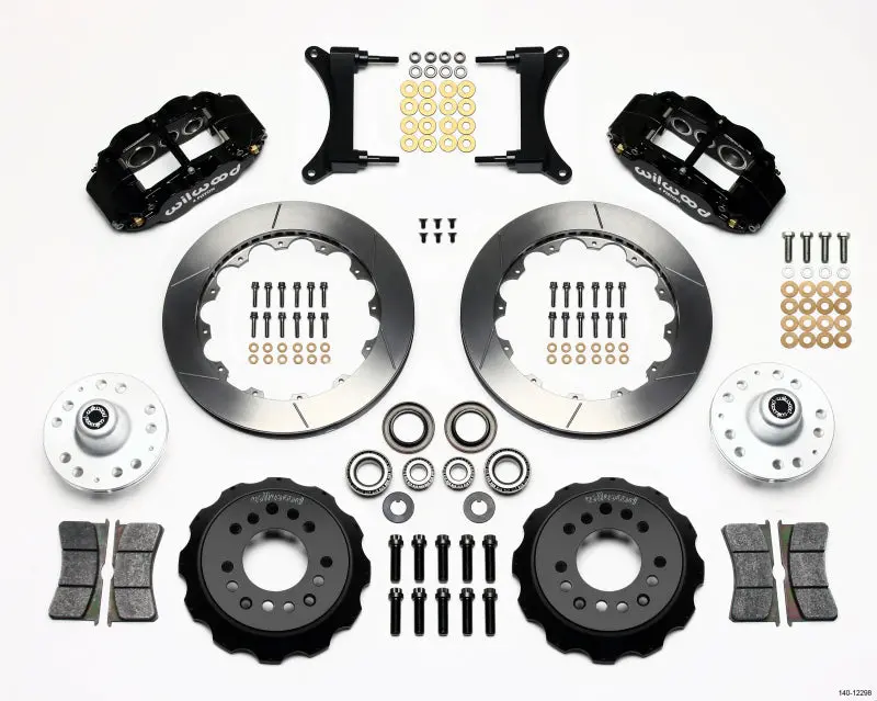 Wilwood Narrow Superlite 6R Front Hub Kit 12.88In 79-87 Gm G Body - 140-12298 1