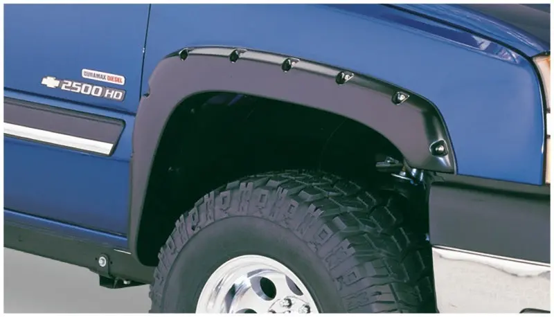 Bushwacker 21-22 Chevrolet Colorado 61.7In Bed Fleetside Ff Pocket Style Flares 4Pc - Smooth Black 1