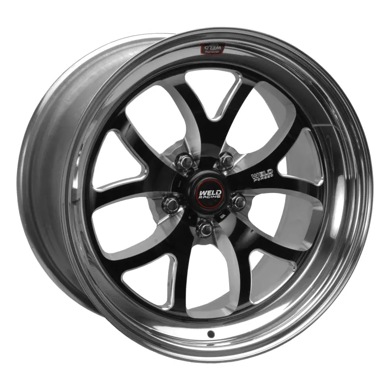 Weld S76 18X7 / 5X115 Bp / 4.1In. Bs Black Wheel (3.18 Id High Pad) 1