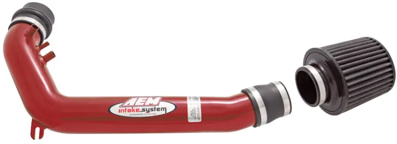 Aem 92-94 Nissan 240Sx Red Short Ram Intake 1