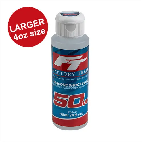 Ft Silicone Shock Fluid, 50Wt (650 Cst), 4Oz. 1