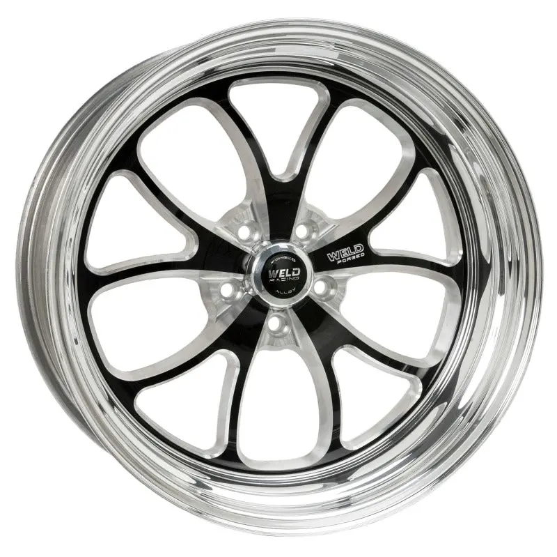 Weld S76 20X8 / 5X4.5 Bp / 5.3In. Bs Black Wheel (High Pad) - Non-Beadlock - 76Hb0080a53a 1