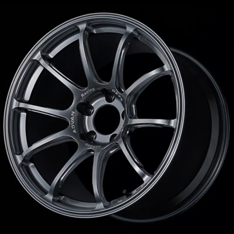 Advan Rz-F2 18X8.5 +38 5X114.3 Racing Hyper Black Wheel 1