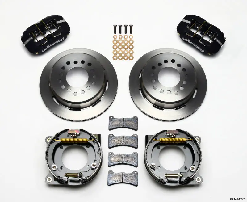 Wilwood Dynapro Low-Profile 11.00In P-Brake Kit Chevy C-10 2.42 Offset 5-Lug - 140-11385 1