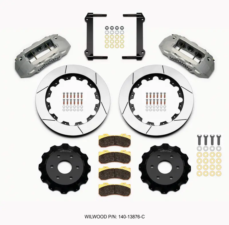 Wilwood Tx6r Front Kit 16.00In Clear Ano 1999-2014 Gm Truck/Suv 1500 - 140-13876-C 1