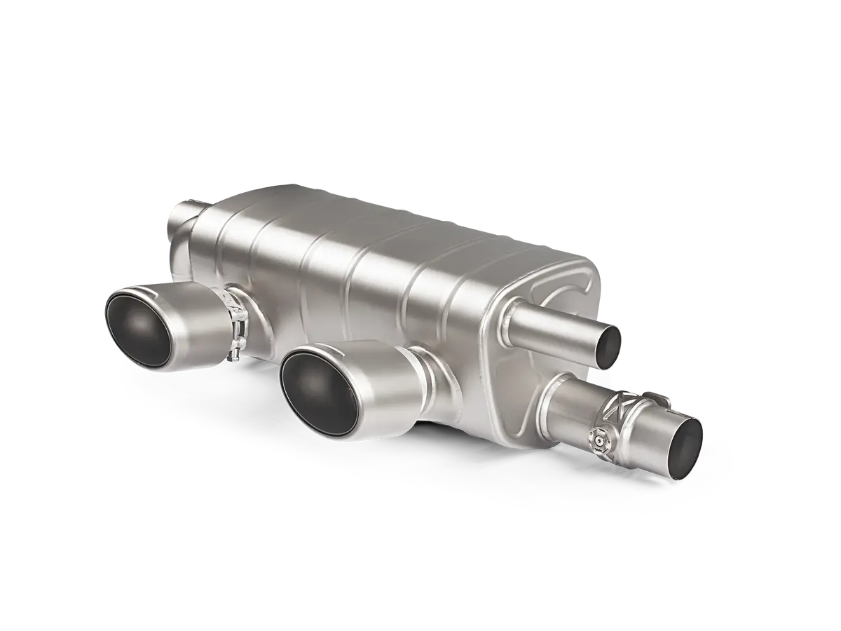 Akrapovic Slip-On Line (Titanium) W/ Titanium Tips Porsche 991.2 Carrera (2017-2019) 1