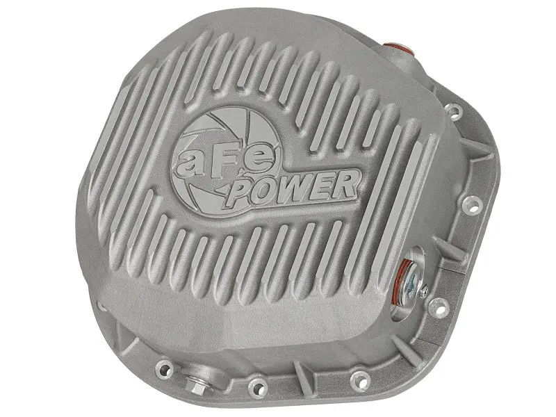 Afe Rear Differential Cover (Raw; Street Series); Ford Diesel Trucks 86-13 V8 (Td) 1