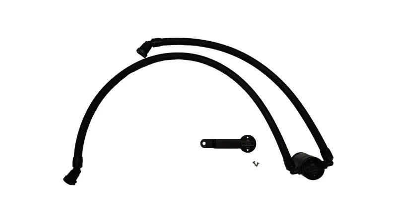 J&L 17-25 Chrysler Pacifica/20-25 Chrysler Voyager Oil Separator Pcv Side - Black Anodized 1