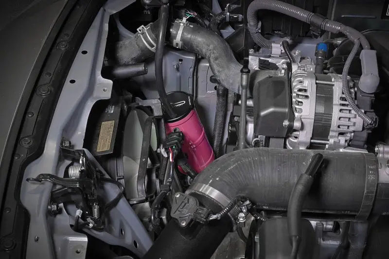 Perrin 13-25 Subaru Brz / 04-21 Subaru Sti / 02-25 Subaru Wrx Coolant Overflow Tank - Hyper Pink 1