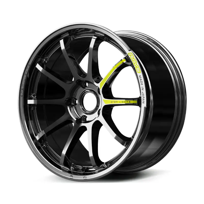 Gram Lights 57Nr Limited Edition 18X9.5 +45 5-120 Rays Black Metal Coat (Rb) 1