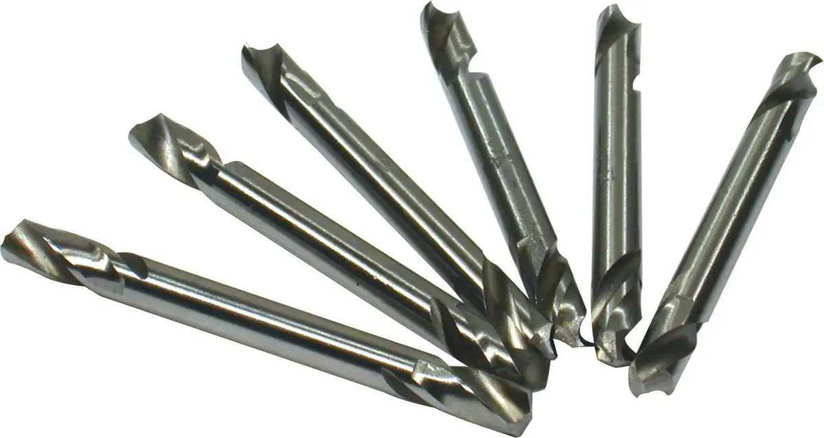 3/16" Double Ended Drill Bit, 6 Pack 1
