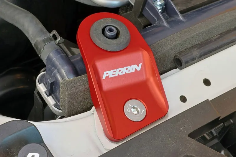 Perrin 15-21 Subaru Wrx / Sti Upper Radiator Bracket Set - Red 1