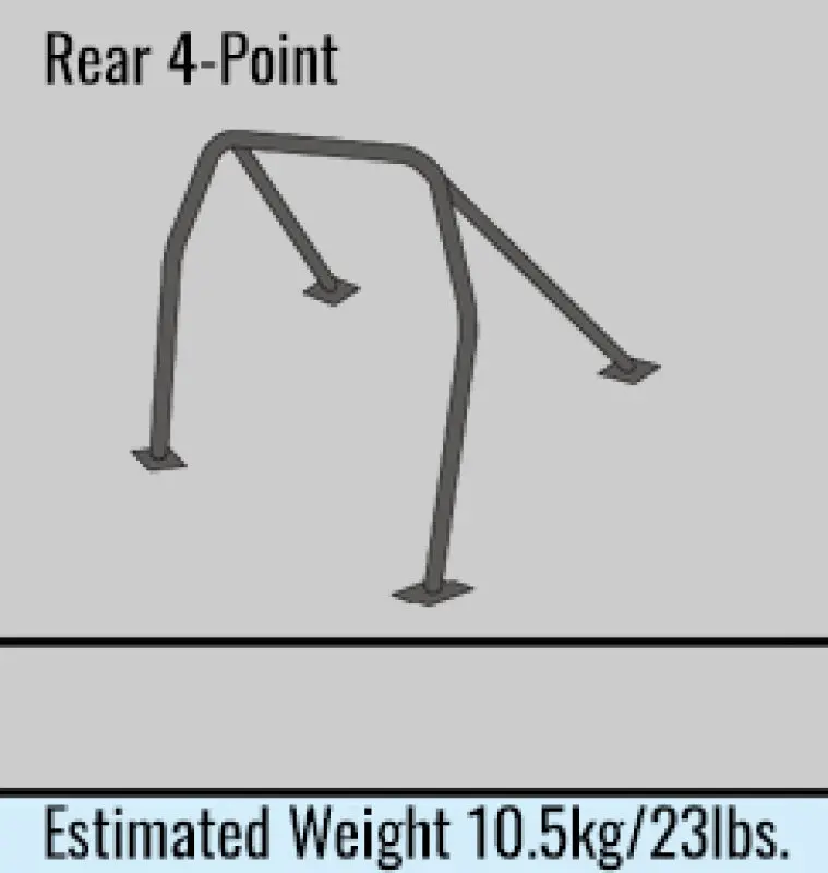 Cusco D1 Chromoly 4-Pt Roll Cage Nissan Bcnr33 (S/O/No Cancel) Cusco Blue 1