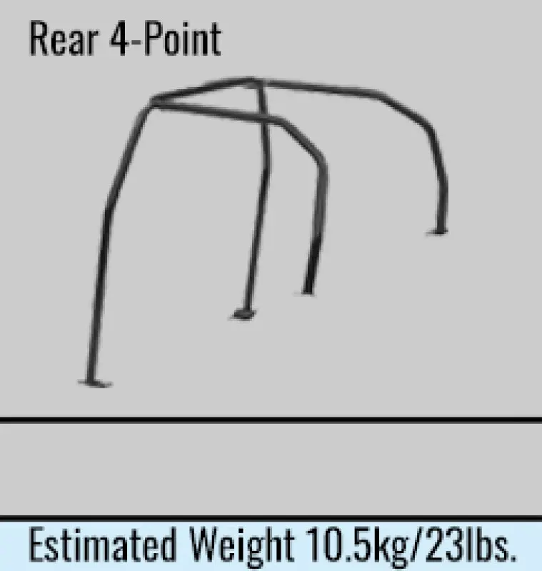Cusco Chromoly Reg. Capacity 4Pt Roll Cage Nissan R33 (S/O/No Cancel) Cusco Blue 1