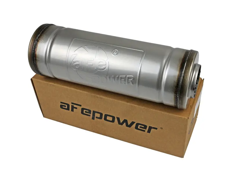 Afe Mach Force-Xp Muffler 2-1/2 In Id Center/Center X 9 In Dia. X 14 In L - Round Body 1