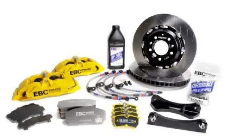 Ebc Racing 01-09 Porsche 911 (996/997) Yellow Apollo-6 Calipers 355Mm Rotors Front Big Brake Kit 1