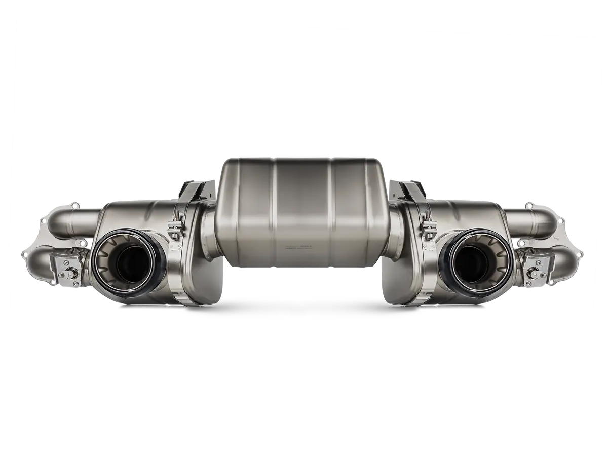 Akrapovic Titanium Slip-On Race Line Exhaust Porsche 718 Gt4 / Spyder / Gts 4.0L 1
