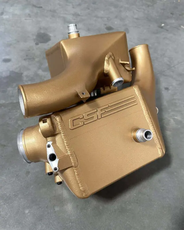 Csf 16-21 Bmw M5 (F90) / 17-21 Bmw M8 (F91/F92/F93) Twin Charge-Air-Cooler Set - Poly Gold Satin 1