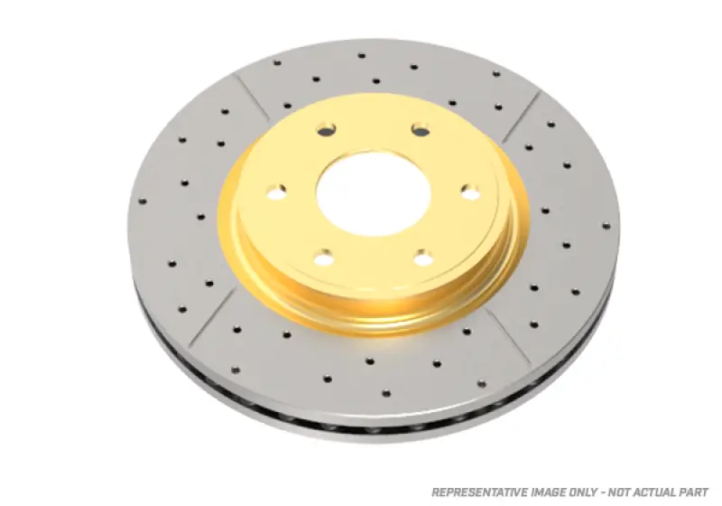 Dba 94-01 Nissan 200Sx/Silvia Rear Street Gold Series Cross-Drilled/Slotted Rotors 1
