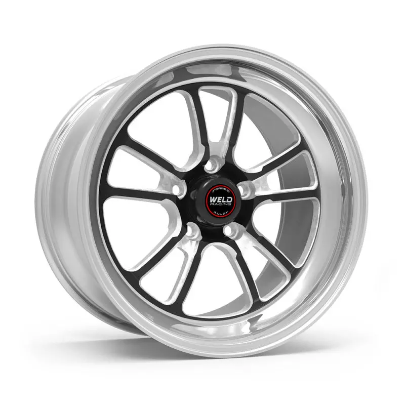 Weld S70 18X5 / 5X4.5 Bp / 2.1In. Bs Black Wheel (High Pad) - Non-Beadlock 1