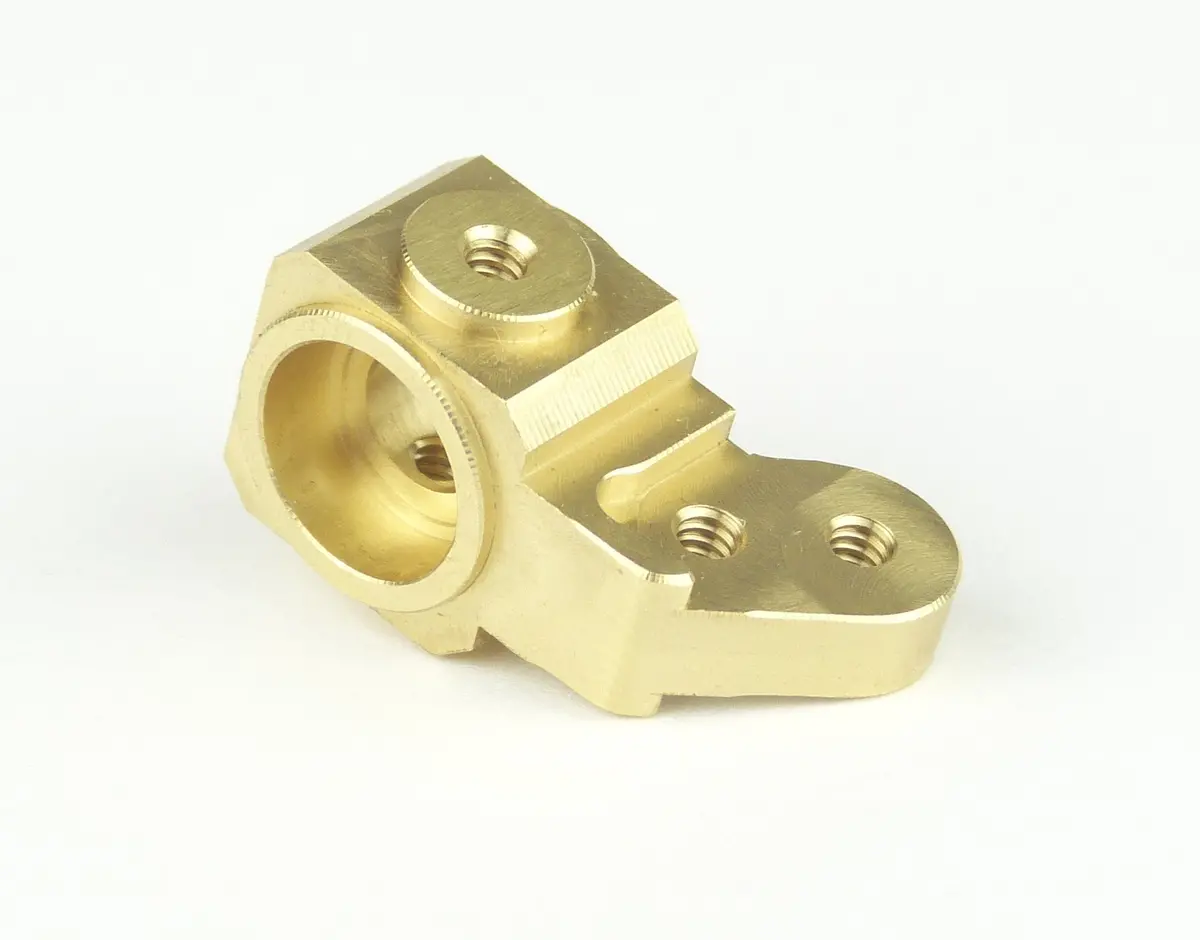 Brass Front Spindle For Hex Axle (4-40) 1