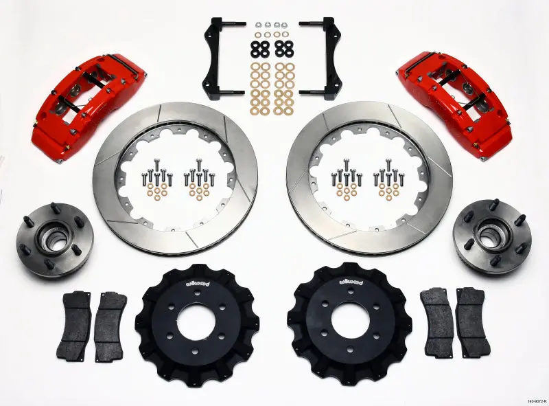 Wilwood Tc6r Front Kit 16.00In Red 2004-2008 Ford F150 - 140-9072-R 1